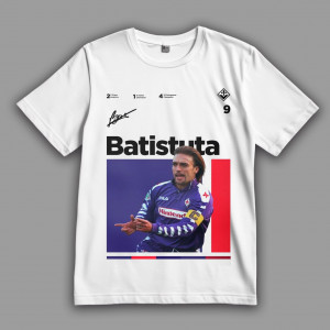 Футболка Габриэль Батистута, прекрасный романтик футбола