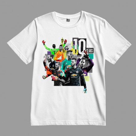 Футболка David De Gea: 10 Years at United