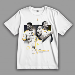 Футболка Джуд Беллингем: Золотая линия