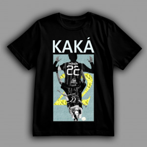 Футболка Кака. Коллаж в стиле Ретро-Спорт