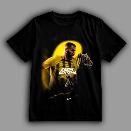 Футболка Карим Бензема. Тигр на поле