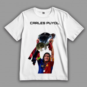 Футболка Карлес Пуйоль. Победа в Лиге чемпионов УЕФА 2009 года в Риме