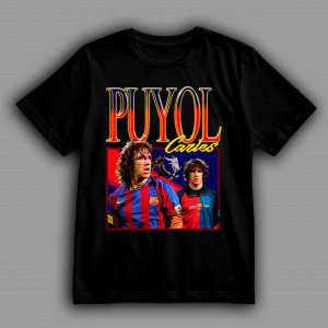 Футболка Карлес Пуйоль. Серце синьо-гранатових