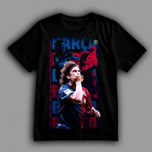 Футболка Карлес Пуйоль. Сердце льва, дух Барсы