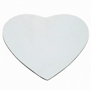 Килимок для мишки у формі серденька сублімаційний з Вашим принтом