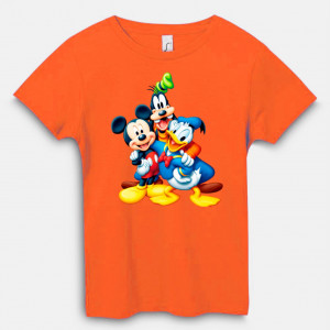 Футболка Культовая троица друзей Disney: Микки, Дональд, Гуфи