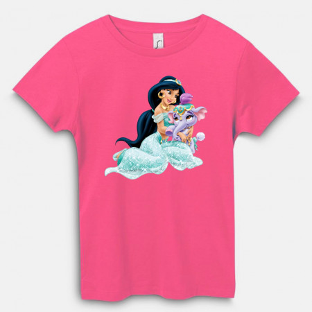 Футболка принцесса Жасмин и её слонёнок Тадж