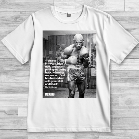 Футболка Марвелус Марвин Хаглер, легендарный американский боксер в среднем весе