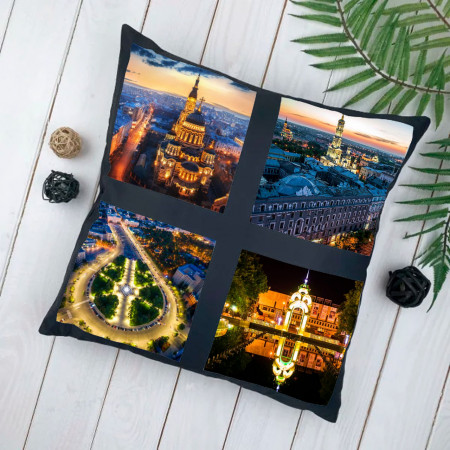 Подушка с 4 панелями с фото Харькова