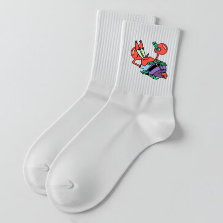 Носки с принтом Жадина Крабс