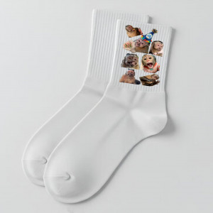 Носки с принтом Забавные мартышки