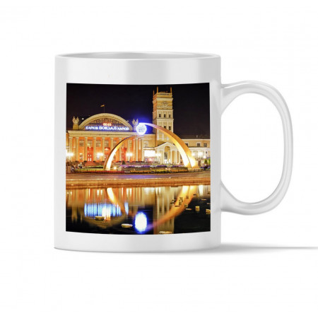 Чашка Харьковский вокзал ночью