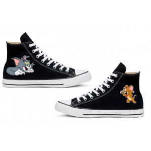 Кеды с принтом Том и Джерри