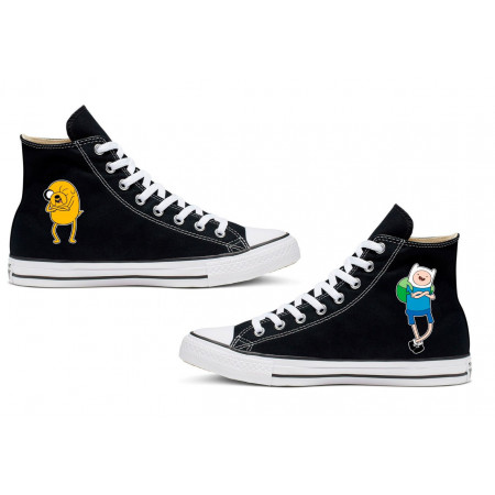 Кеды с принтом Время приключений с Финном и Джейком