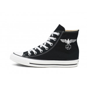 Кеды с принтом Орёл Rammstein 