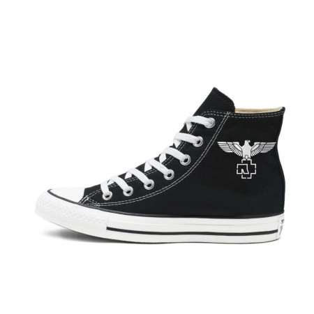 Кеды с принтом Орёл Rammstein 