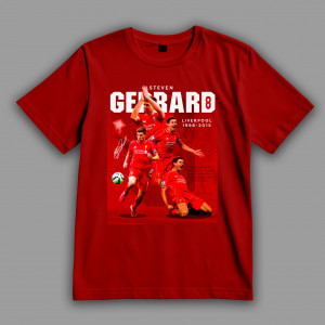 Футболка Стівен Джеррард. Переможний червоний