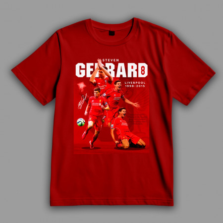 Футболка Стивен Джеррард. Победный красный