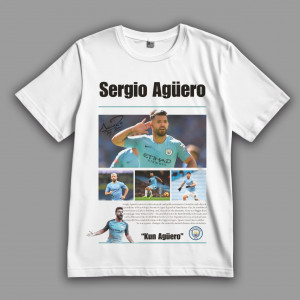 Футболка Найкращий та наймиліший бомбардир - Серхіо Агуеро