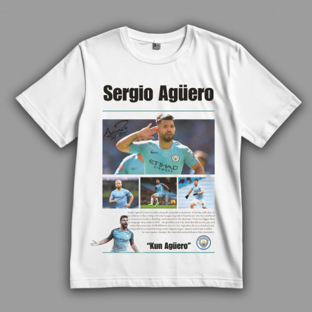 Футболка Найкращий та наймиліший бомбардир - Серхіо Агуеро