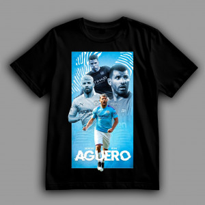 Футболка Серхіо Кун Агуеро - блискавка на полі