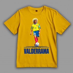 Футболка Карлос Вальдеррам. Легенда из Колумбии