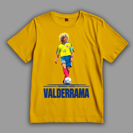 Футболка Карлос Вальдеррам. Легенда из Колумбии