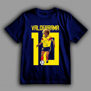 Футболка Карлос Вальдерраме. Капитан "золотой эры" колумбийской сборной