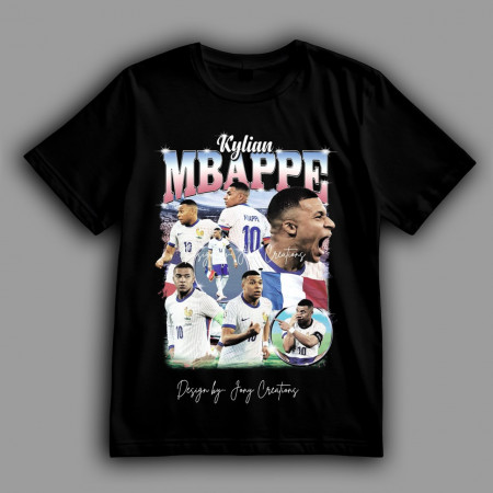 Футболка Kylian Mbappe. Design by Jony Creations