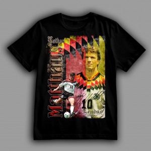 Футболка Лотар Маттеус. Самый мощный удар в Германии