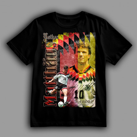 Футболка Лотар Маттеус. Самый мощный удар в Германии