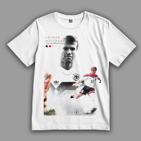 Футболка Лотар Маттеус. Победитель «Золотого мяча» в 1990 году 
