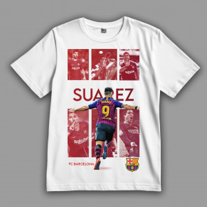 Футболка Луис Суарез. Зверь с номером 9