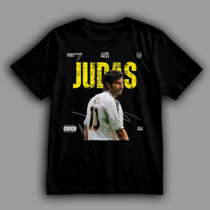 Футболка Luis Figo. Judas. Directed by Perez. July 2000