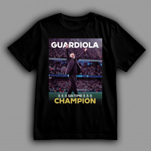 Футболка Пеп Гвардиола. Шестикратный чемпион