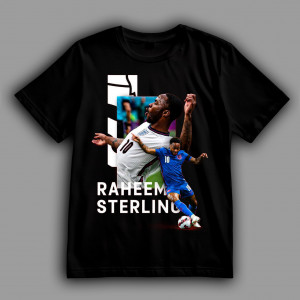 Футболка Рахим Стерлинг. Футболист с хореографией примы