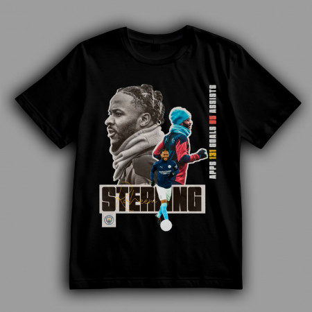 Футболка Рахим Стерлинг. Зимний солдат футбола