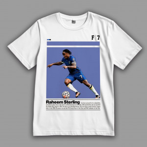 Футболка Рахим Стерлинг. Оверлок фланга