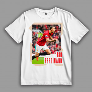 Футболка Рио Фердинанд. Английская элегантность в центре защиты