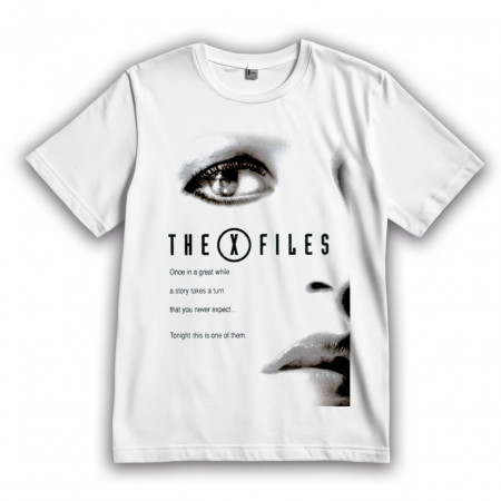 Футболка The X-Files. Once in a great while a story takes a turn that you never expect... Tonight this is one of them