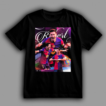 Футболка Роберт Левандовски. Легенда в красно-синем