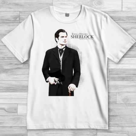 Футболка Шерлок Холмс из серии фильмов «Энола Холмс» от Netflix 