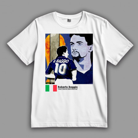 Футболка Роберто "Божественная косичка" Баджо