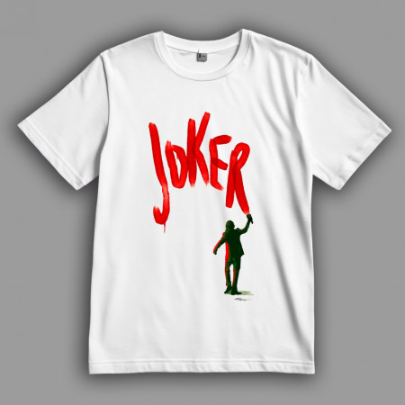 Футболка Джокер. Вандализм на улицах города