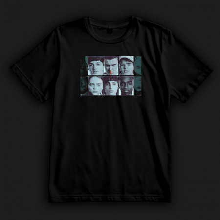 Футболка "Дуже дивні справи". Вілл, Майк, Дастін, Макс, Джонатан, Лукас