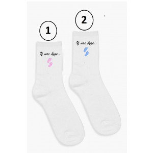 Носки с принтом У нас будет девочка/мальчик