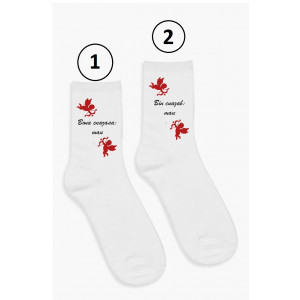 Шкарпетки з принтом Він(вона) сказав(ла) так!