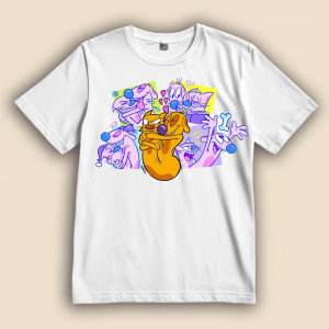 Футболка Котопес. Обіймашки завжди поруч