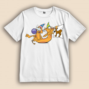 Футболка Котопес та гра "Причепи віслючку хвіст"