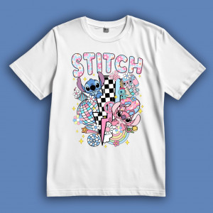 Футболка Стіч та Ангел з мультфільму "Ліло і Стіч"